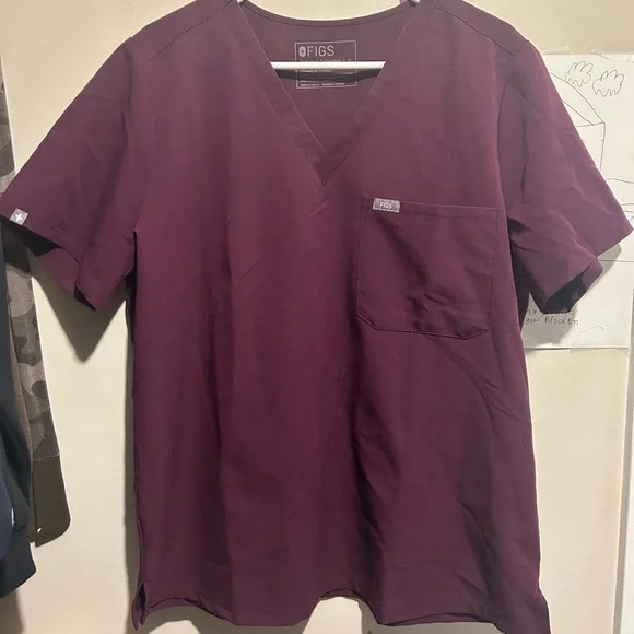 Figs purple hotsell scrub top